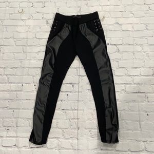 Women’s elastic waist legging pants - large